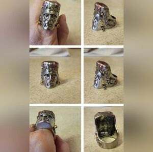 New steel Frankenstein ring size 7, 8, 9, 10, 11, 12, 13 available